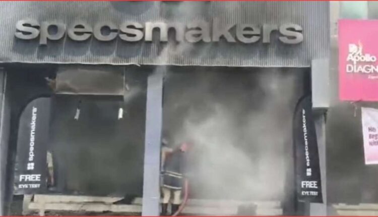 Bowenpally optical store fire