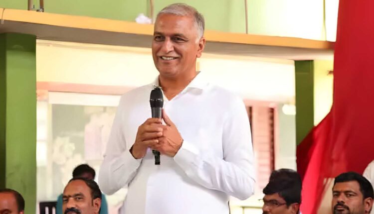 Harish Rao promise iPad as a gift for toppers in Siddipet