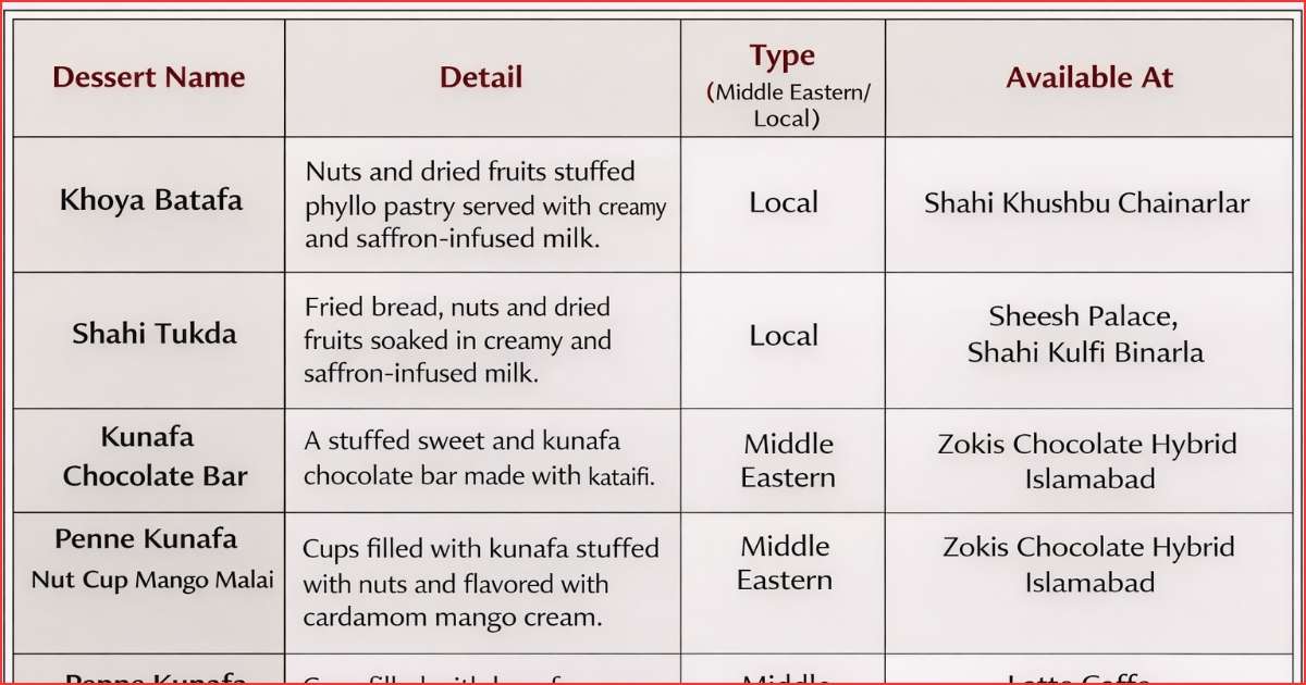 Hyderabad Ramadan sweets 2