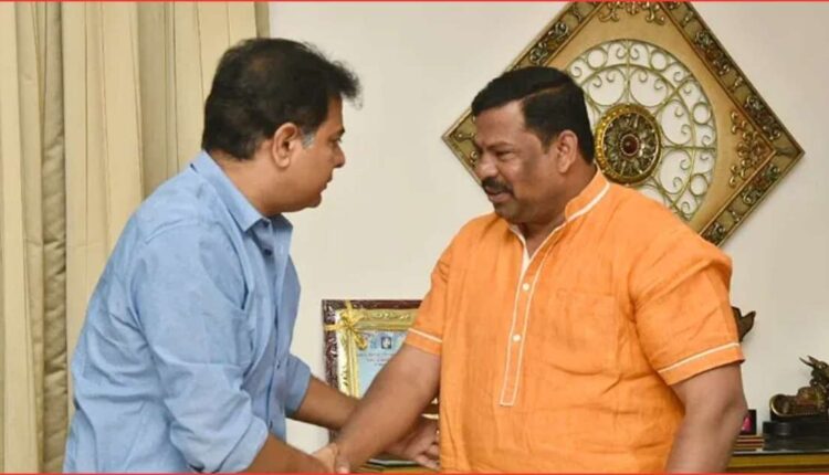 KTR Raja Singh exchange