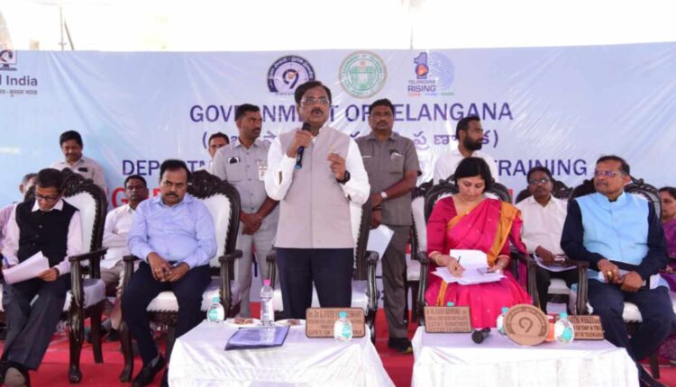 Mallepally ITI courses launched by Vivek Venkatswamy