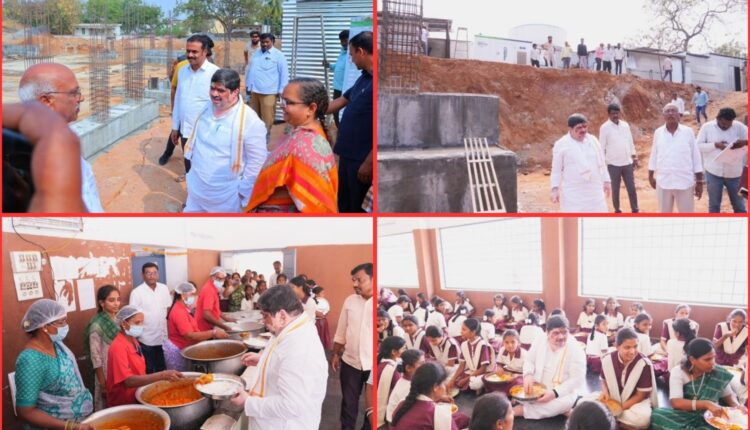 Ponnam Prabhakar reviews Husnabad hospital works