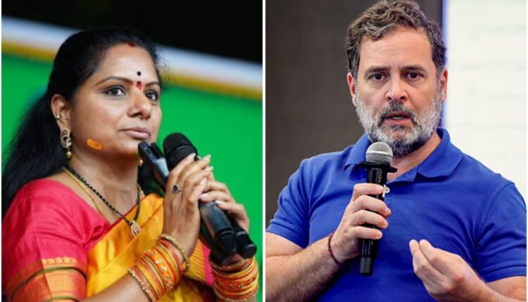 Rahul Gandhi faces jobs demand from Kavitha