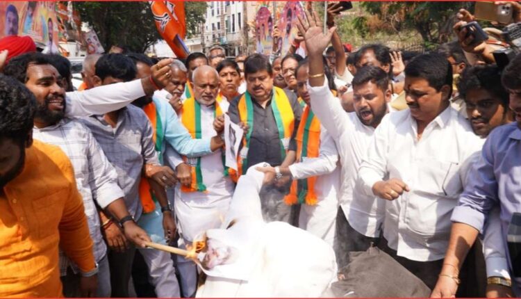 Rahul Gandhi Parliament protest