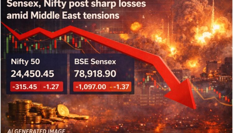 Sensex drops