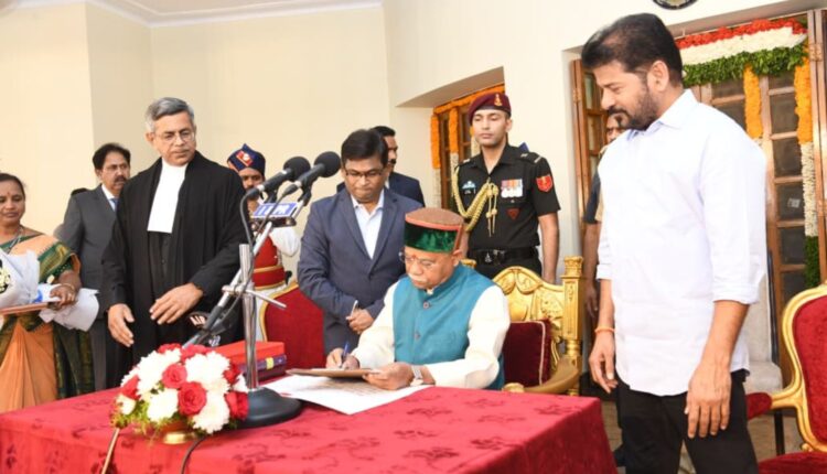 Shiv Pratap Shukla sworn in as Telangana Governor