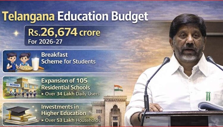 Telangana education budget
