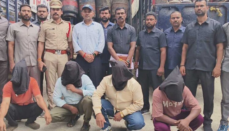 Illegal gas cylinder racket busted in Hyderabad
