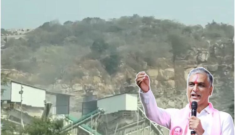 Illegal quarrying near ORR: Harish Rao allegation