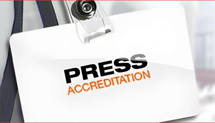 media accreditation drive