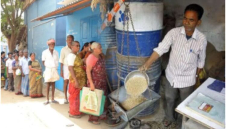 ration rice distribution
