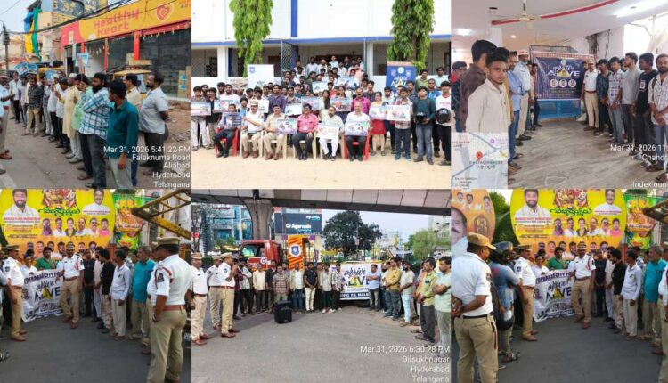 Arrive Alive campaign promotes road safety in Hyderabad