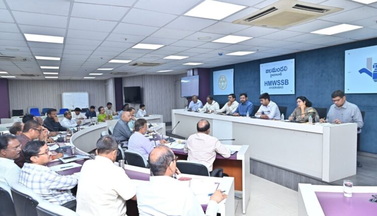 Ashok Reddy reviews HMWSSB works