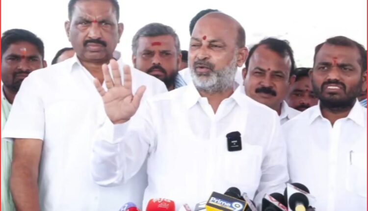 Bandi Sanjay on Kaleshwaram