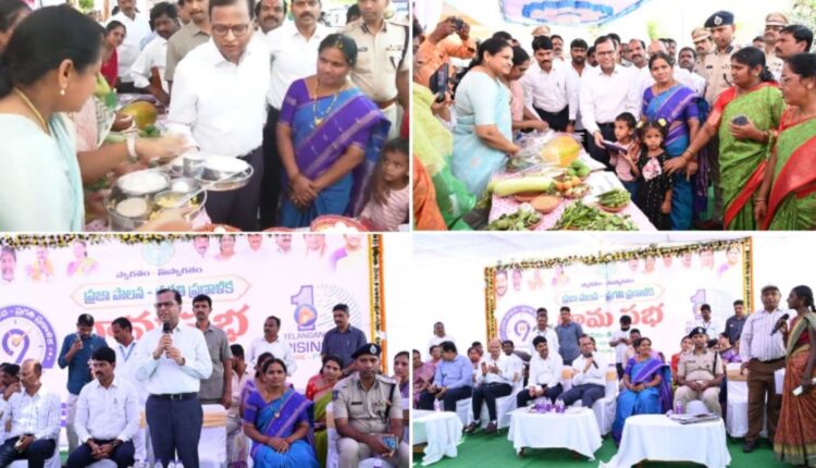 Chief Secretary attends Gram Sabha