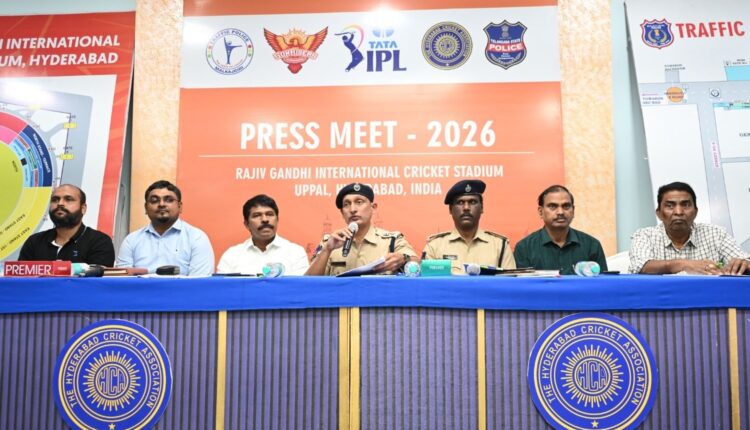 IPL 2026 security, traffic advisory in Hyderabad