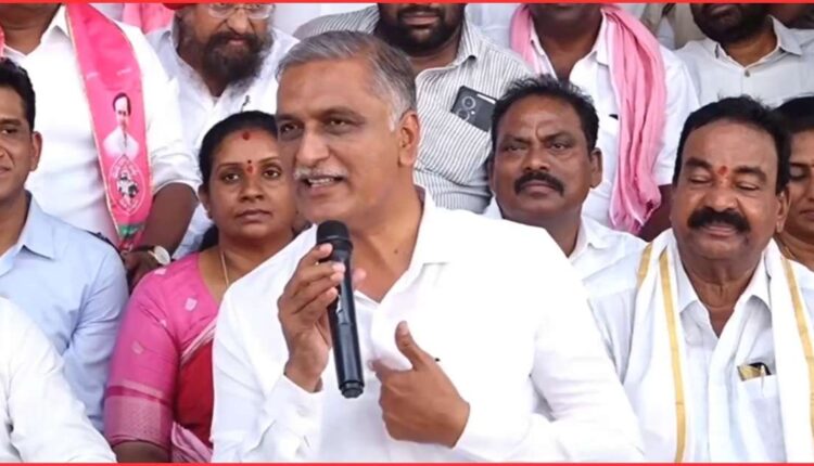 Jeevan Reddy entry boosts BRS: Harish Rao