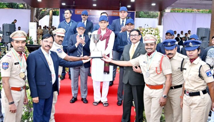 Revanth Reddy lauds police hat-trick win