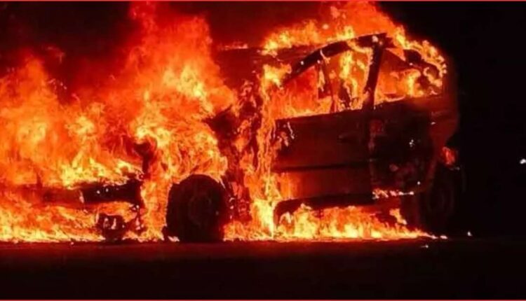 Shamshabad car fire incident