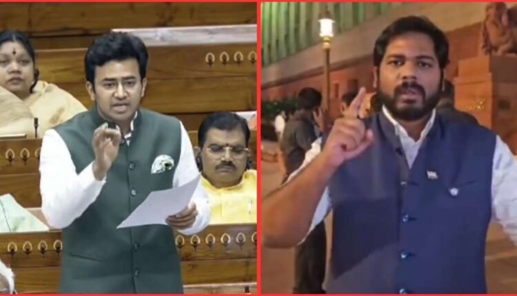 Tejasvi Surya partition remarks