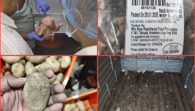 Food safety violations Big Basket warehouse