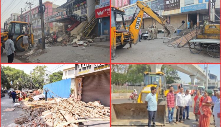 footpath encroachments