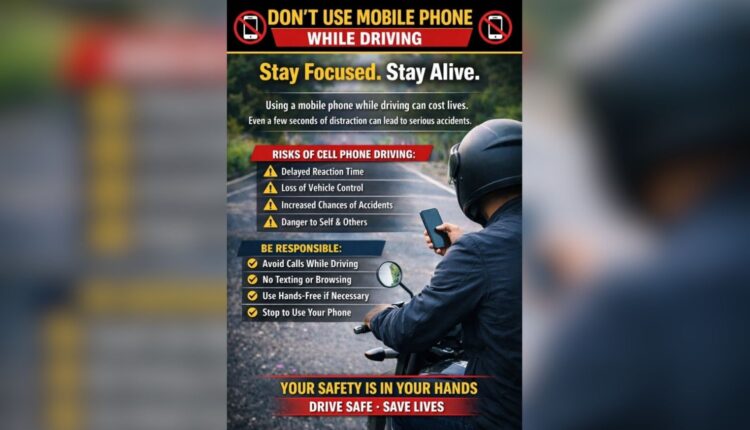 Mobile phone violations: 308 booked in Hyderabad