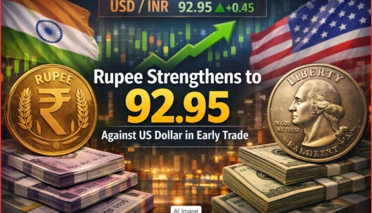 rupee strengthens