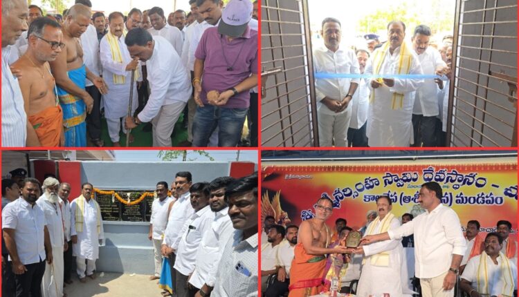 temple development works