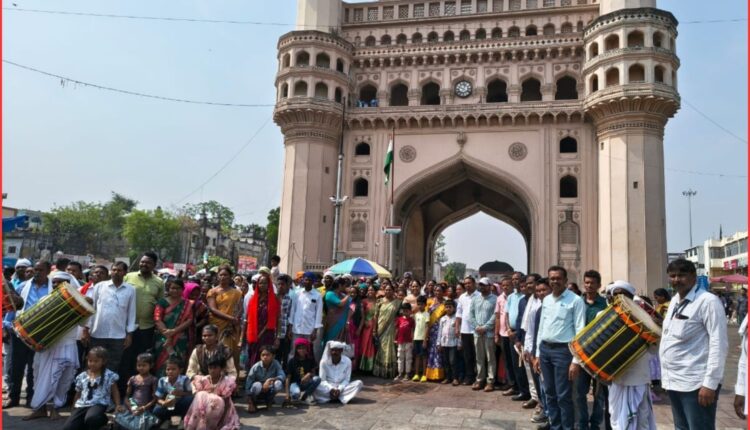tribal group Charminar visit