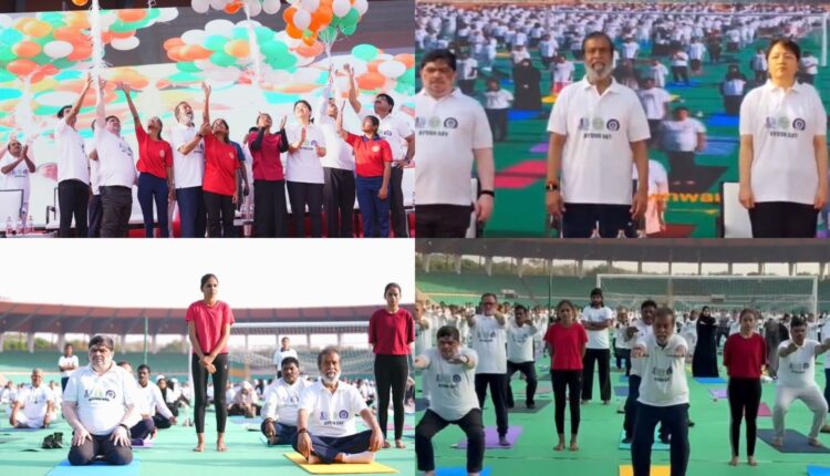 Yoga sessions launched under Telangana health week