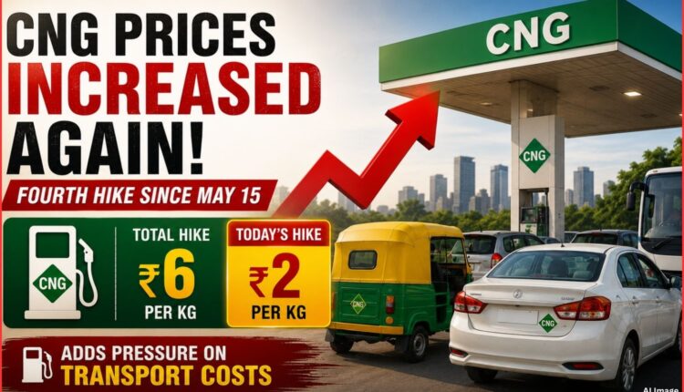 CNG prices rise fourth time in 11 days