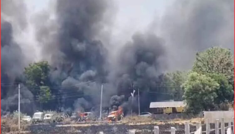 Kethepally police station fire