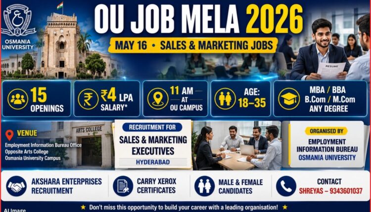 Osmania University job mela