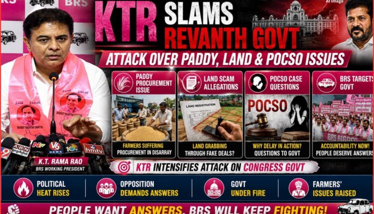 Revanth government faces sharp attack from KTR