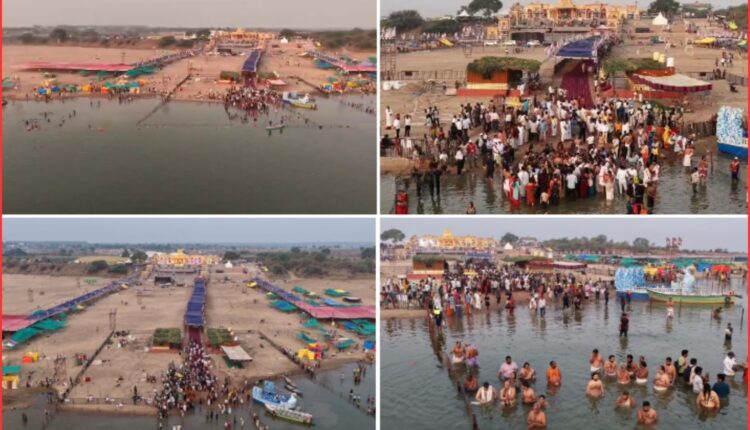Saraswati Anthya Pushkaralu begin at Kaleshwaram