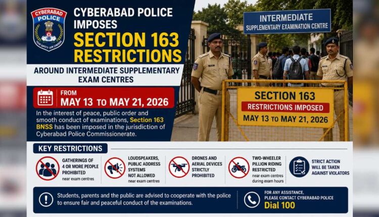 Cyberabad police enforce Section 163 restrictions