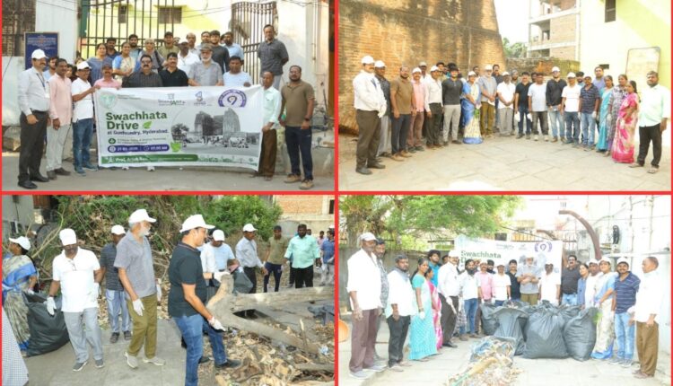 Swachhata Drive held at Gunfoundry monument