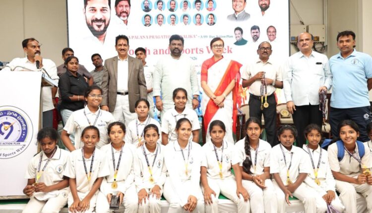 Telangana youth sports drive concludes in Hyderabad