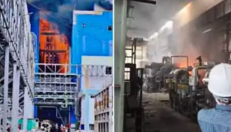 Yadadri thermal plant fire breaks out in Unit-3