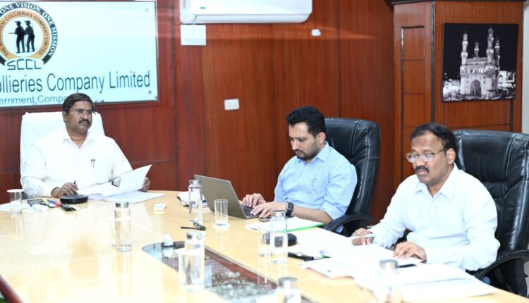 Coal production monsoon plan reviewed by SCCL CMD