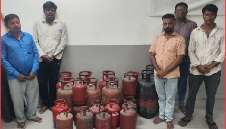 illegal LPG refilling