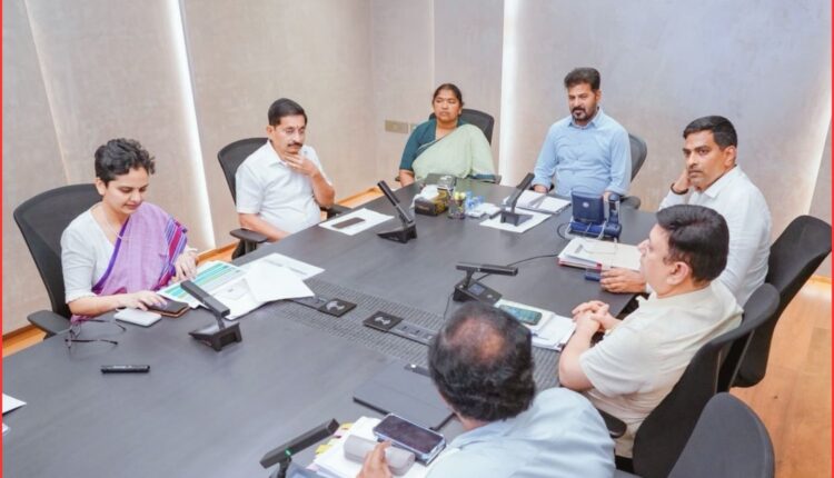 Panchayat staff salaries on first day: Revanth