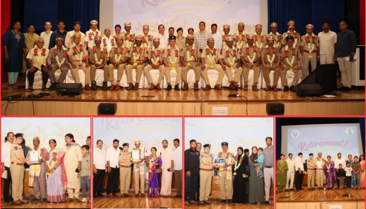 Retiring police officers honoured in Hyderabad