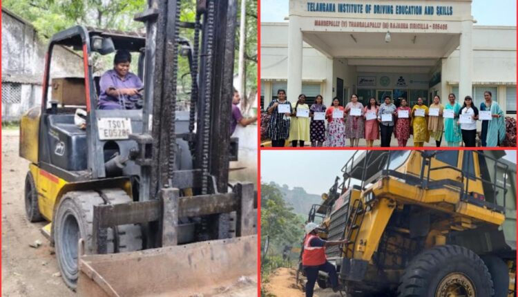 women dumper operators