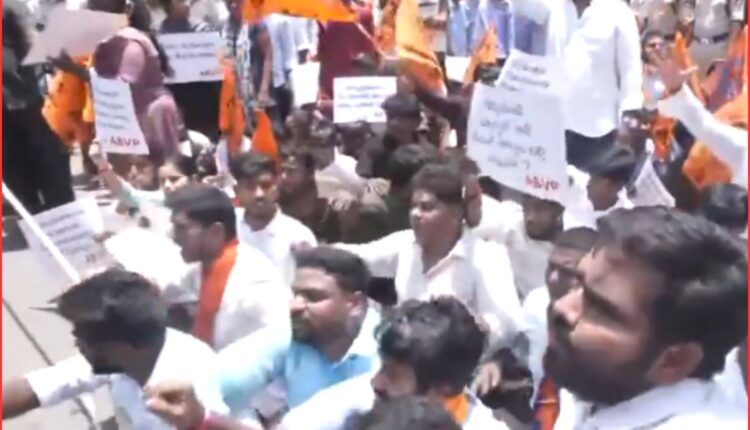 ABVP protest