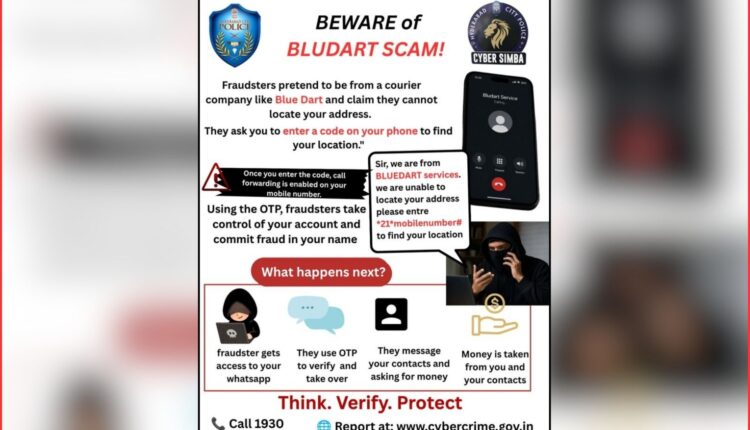 Blue Dart delivery scam