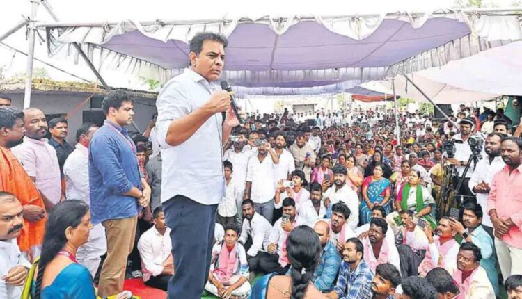 KTR raises Gandhi statues demand over Musi