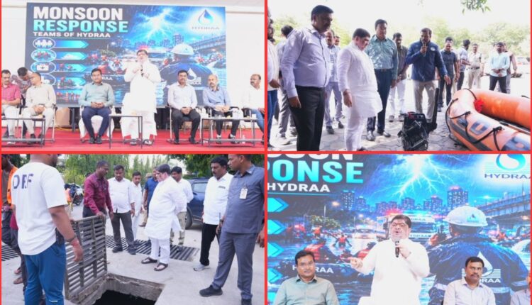 HYDRAA monsoon preparedness