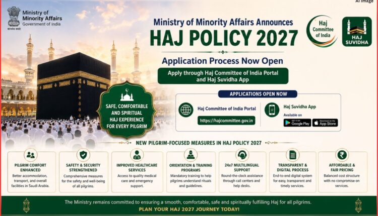 Haj Policy 2027 announced, applications open